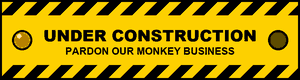 Under construction: pardon our monkey business